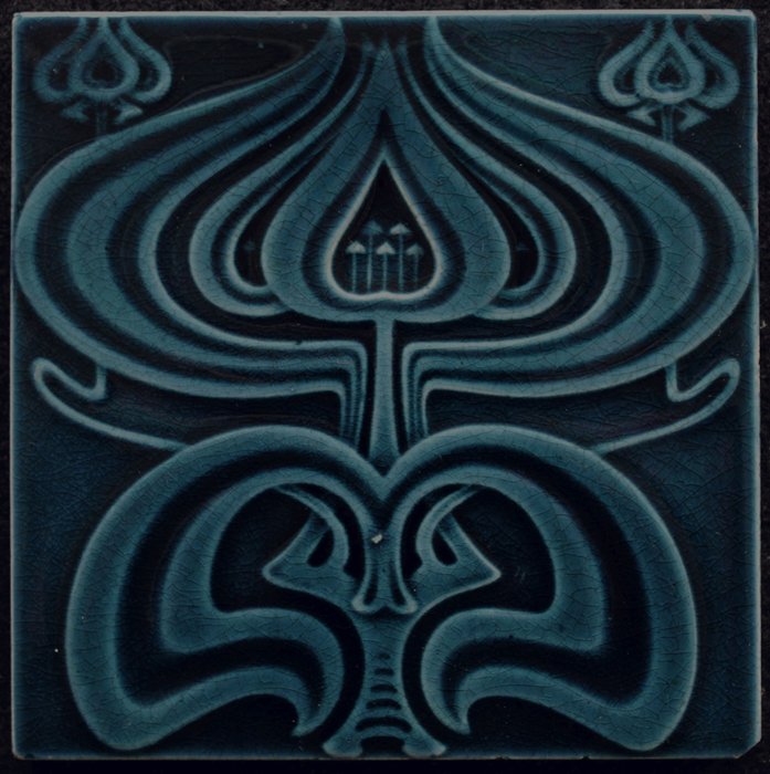 Art nouveau tile usato  