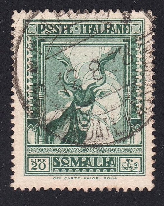 Italian somalia 1937 usato  