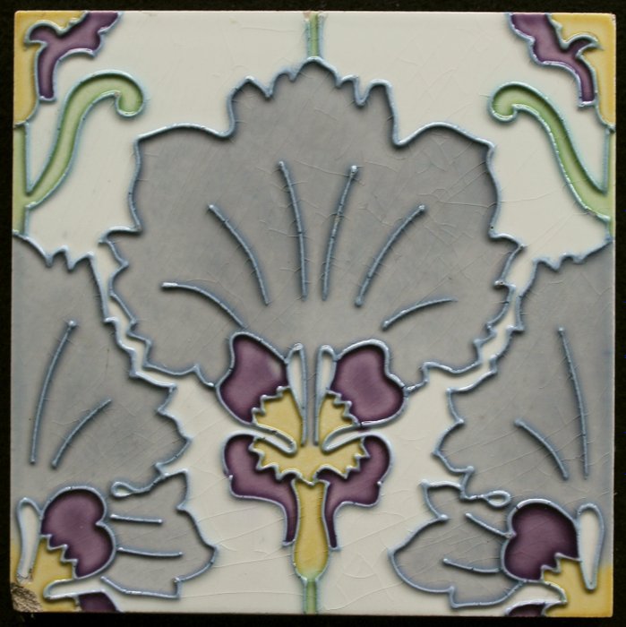 Art nouveau tile for sale  