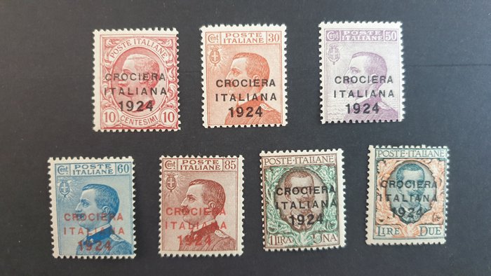 Italy 1924 crociera usato  