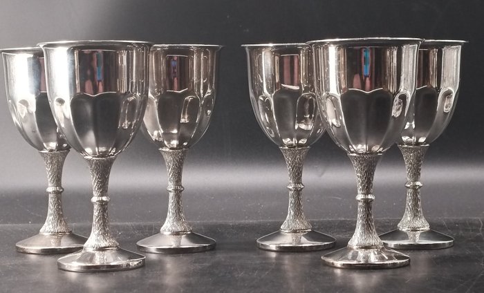 Wine glass silverplate for sale  