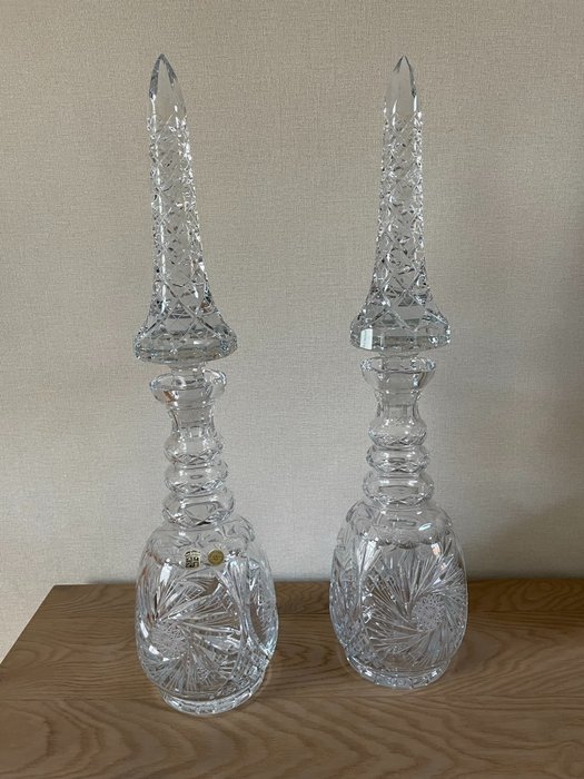 Decanter large bohemian for sale  
