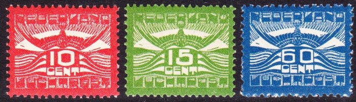 Netherlands 1921 airmail d'occasion  
