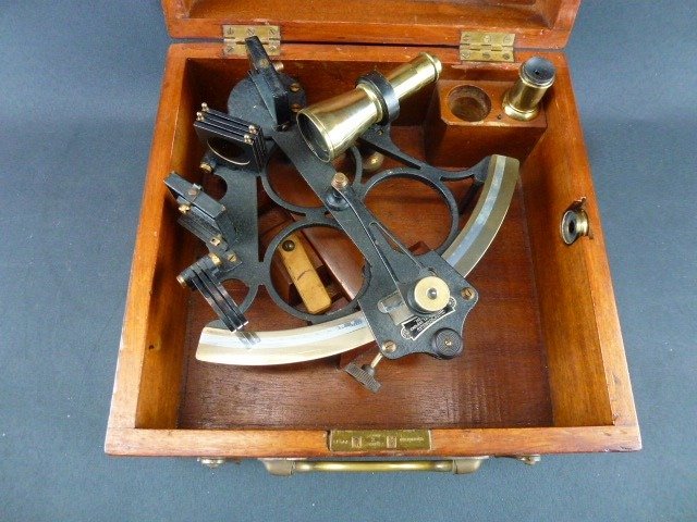 Vernier sextant brass for sale  