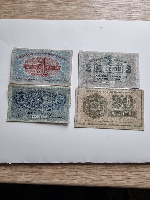 Lithuania. centu 1922 for sale  