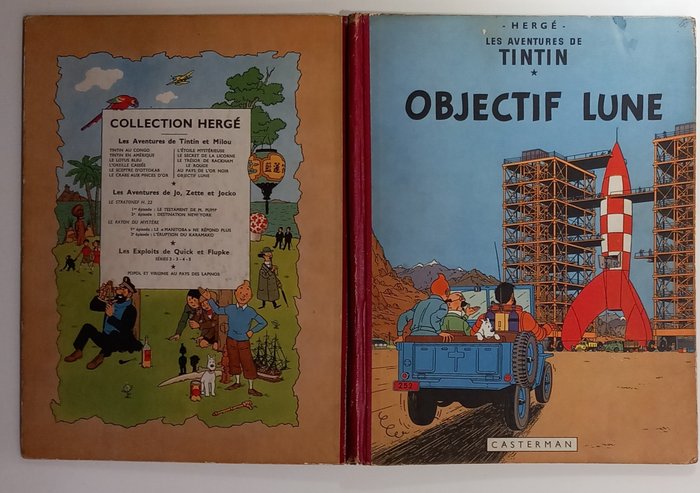 Tintin objectif lune d'occasion  