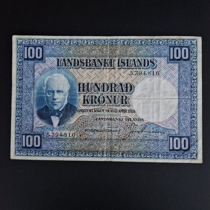 Iceland. 100 kronur for sale  