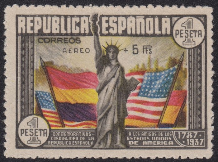Spain 1938 anniversary usato  
