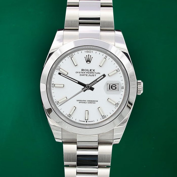 Rolex datejust white for sale  