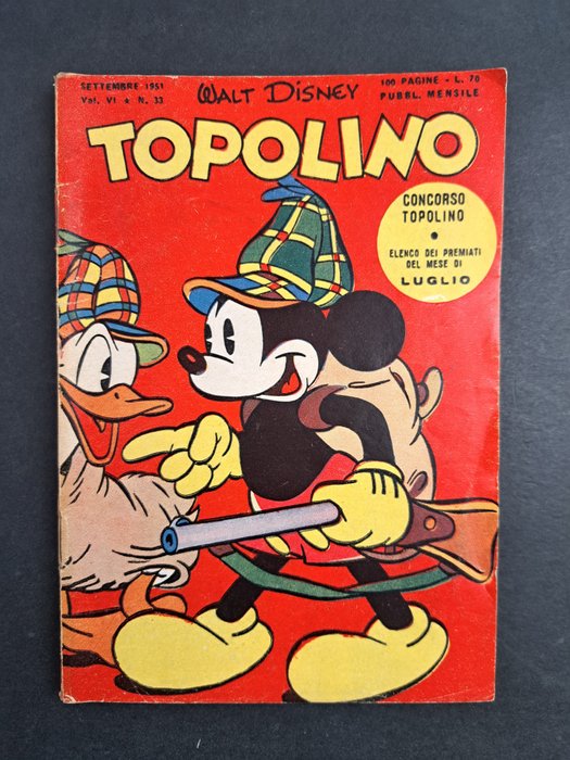 Topolino libretto comic for sale  