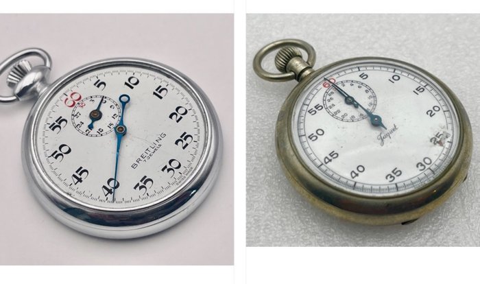 Clock schweizer breitling for sale  