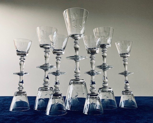 Wine glass crystal for sale  