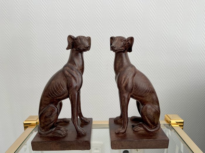Bookends statue whippet d'occasion  