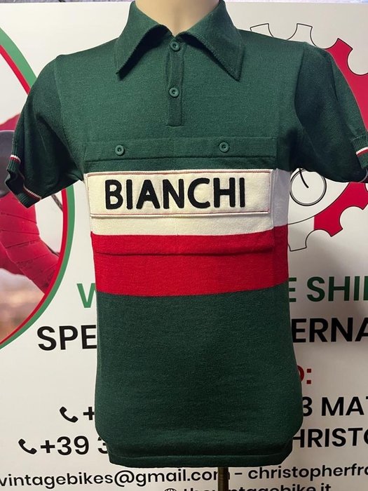 Bianchi cycling maglia for sale  