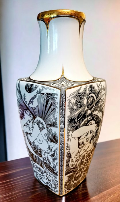 Hollohaza vintage vase for sale  