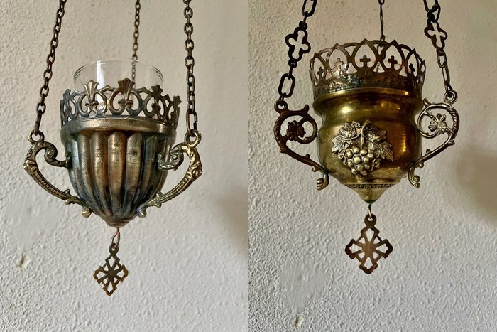 Sanctuary lamp old for sale  
