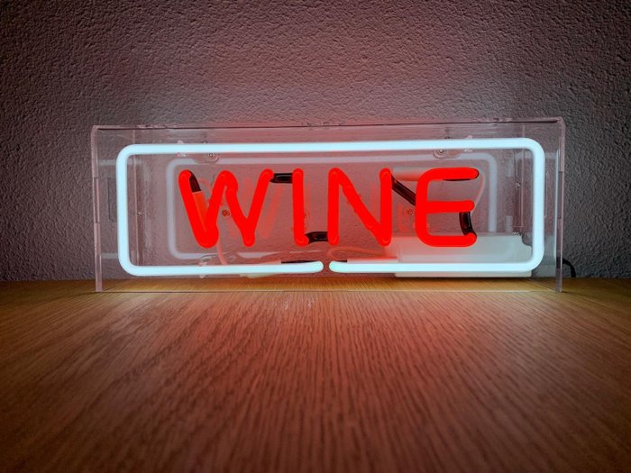 Neon sign wine for sale  