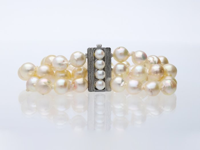 Akoya pearls bracelet d'occasion  