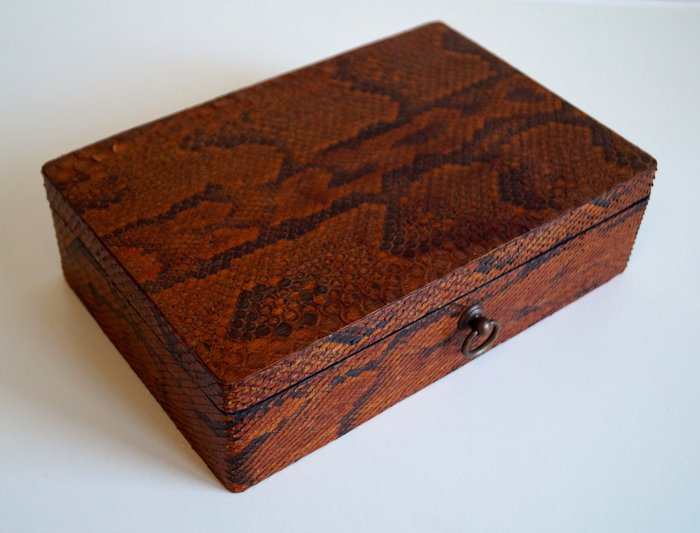 Jewellery box leather for sale  