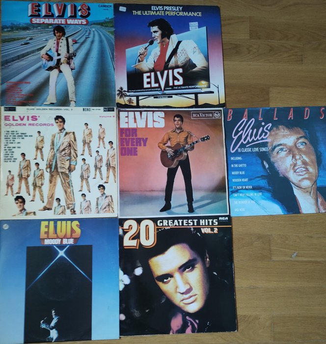 Elvis presley 7lp d'occasion  