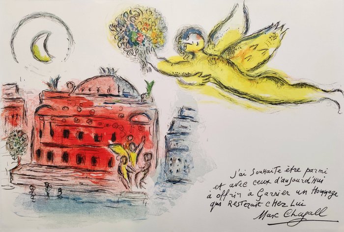 Marc chagall hommage for sale  