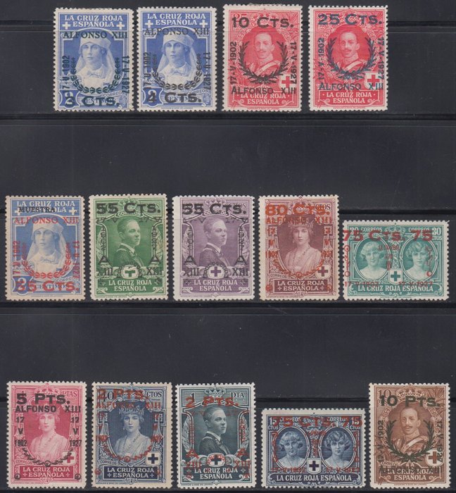 Spain 1927 series d'occasion  