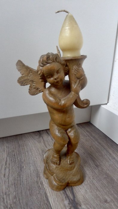Carving holzfigur engel for sale  