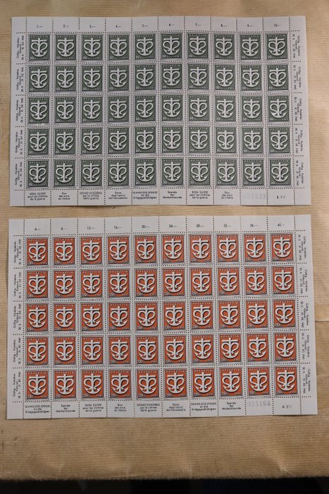 1945 complete sheets for sale  