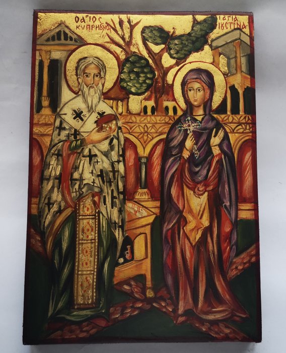 Icon cyprian justina for sale  