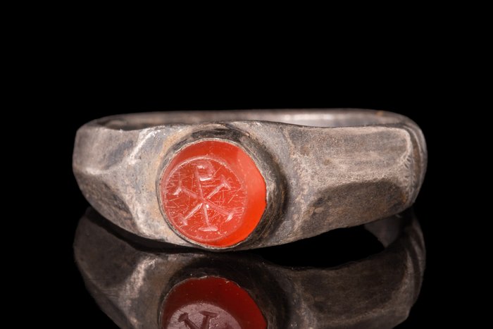 Byzantine silver ring for sale  