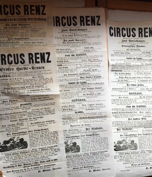 Renz circus renz for sale  