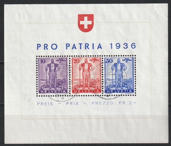 Switzerland 1936 pro d'occasion  