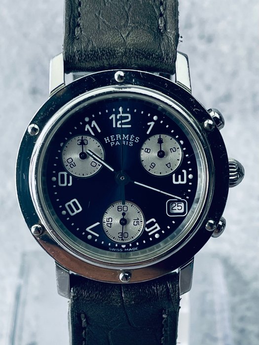 Hermès clipper chronograph d'occasion  