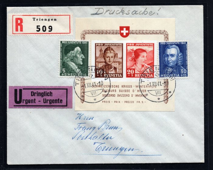 Switzerland 1945 pro usato  