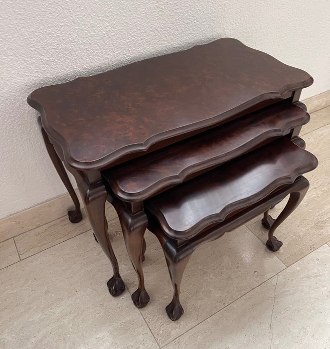 Nesting tables walnut for sale  