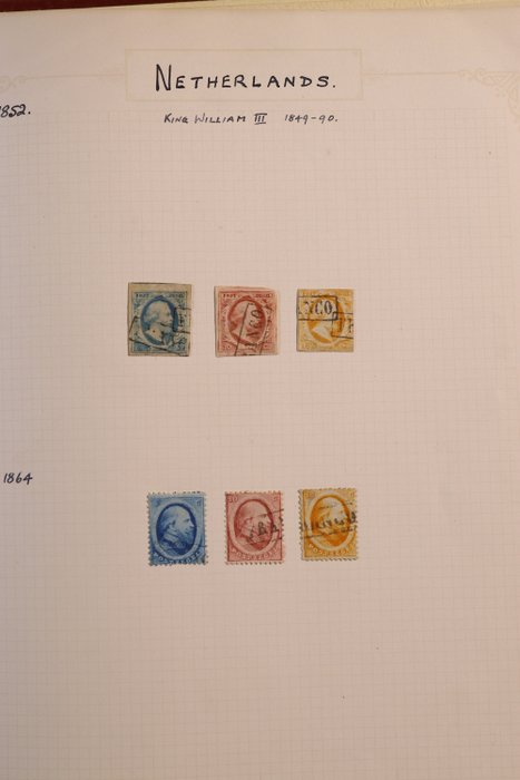 Netherlands 1852 1951 usato  