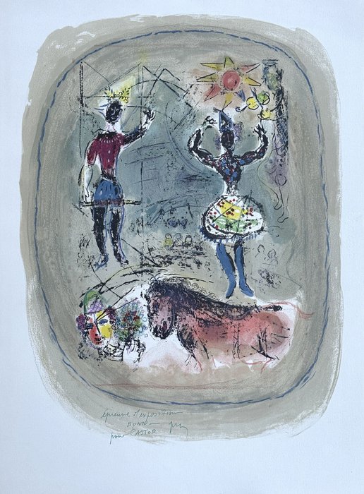 Marc chagall cirque usato  