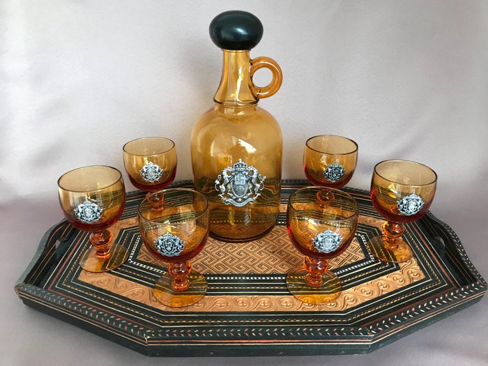 Decanter decanter glasses for sale  