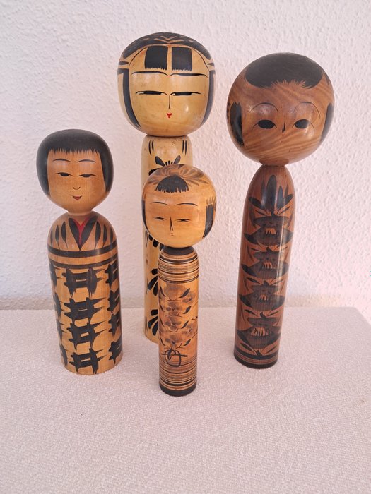 Kokeshi figurine four for sale  