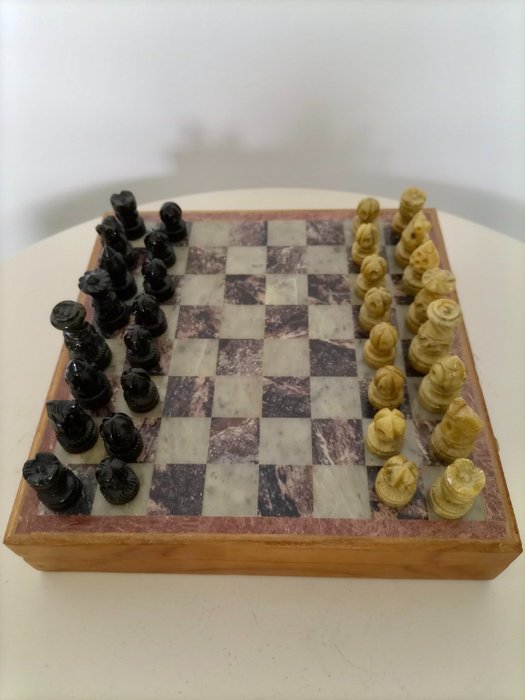 Chess set soapstone for sale  