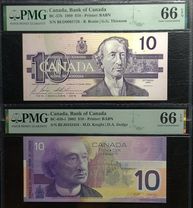 Canada. dollars 1989 for sale  