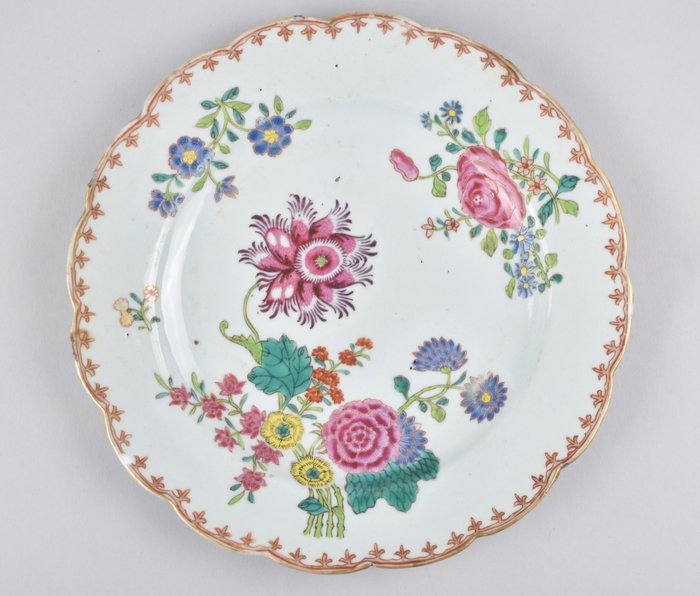 Famille rose plate for sale  