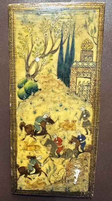 Persian miniature hunting for sale  