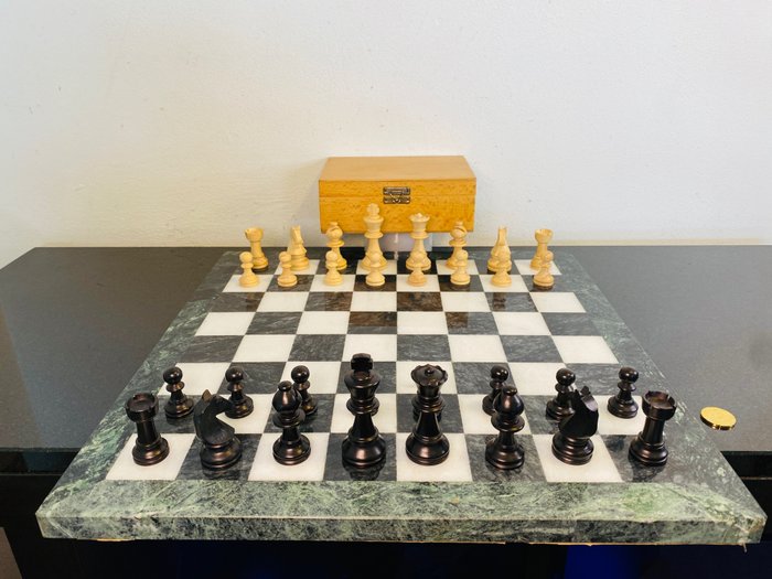 Chess set marble for sale  