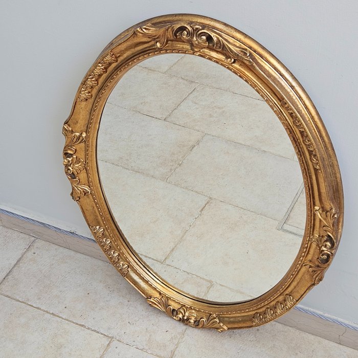 Mirror oval wood for sale  