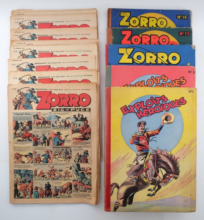 Zorro fascicules recueils d'occasion  