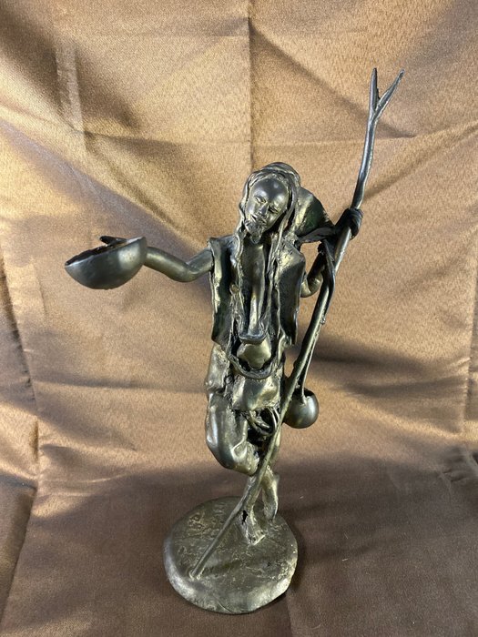 Sculpture beggar african for sale  