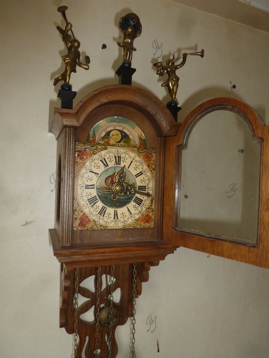 Pendulum clock wood for sale  