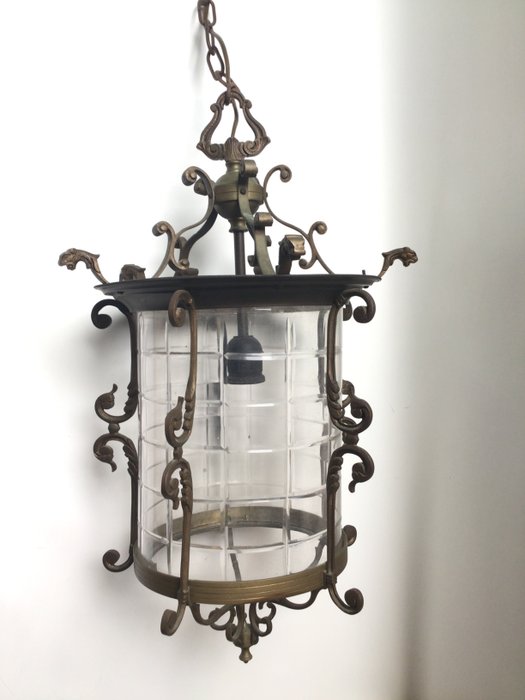 Caged ceiling lamp for sale  