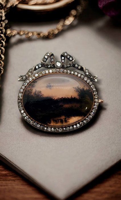 Fabergé brooch antique for sale  
